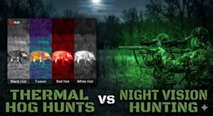 Thermal Hog Hunts vs Night Vision Hunting
