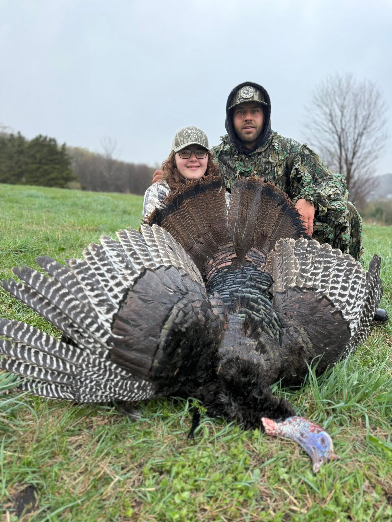 241.Chris and girl with turkey