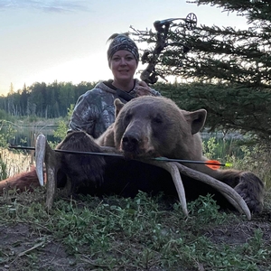 AB #245 Another lady with archery bear