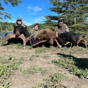 AB #245 Family with 3 bears